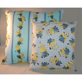 Lillowz Universal Minions Reversible 14-inch Throw Pillow with Bonus Travel Pillow
