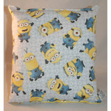 Lillowz Universal Minions Reversible 14-inch Throw Pillow with Bonus Travel Pillow