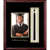 University of Chicago 5x7 Portrait with Tassel Box Petite Cherry