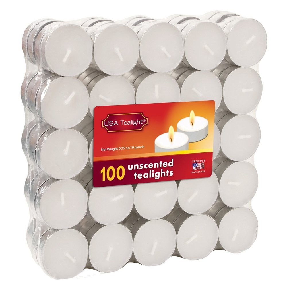 Unscented Tealights (100-Pack)