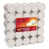 Unscented Tealights (100-Pack)