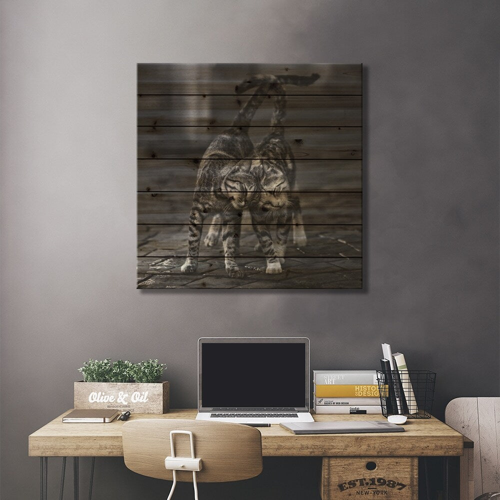 Untitled Print On Wood by Nebula - Multi-Color