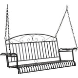 Upgraded Metal Patio Porch Swing
