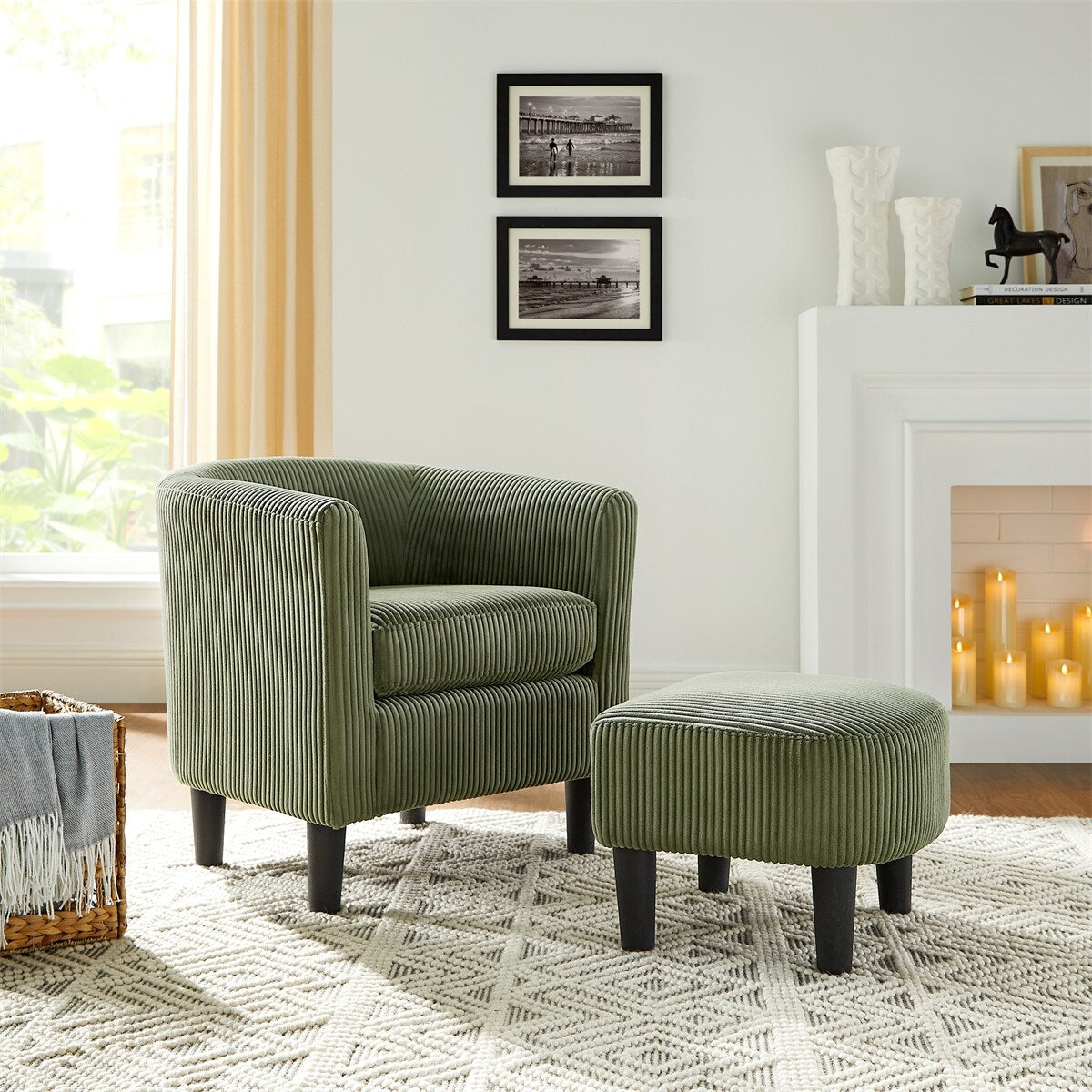 Corduroy armchair sales