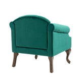 Upholstered Accent Chair for Bedroom Living Room Chairs Lounge Chair with Wood Legs