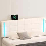 Upholstered Bed with Hydraulic Storage System and USB Charging Station
