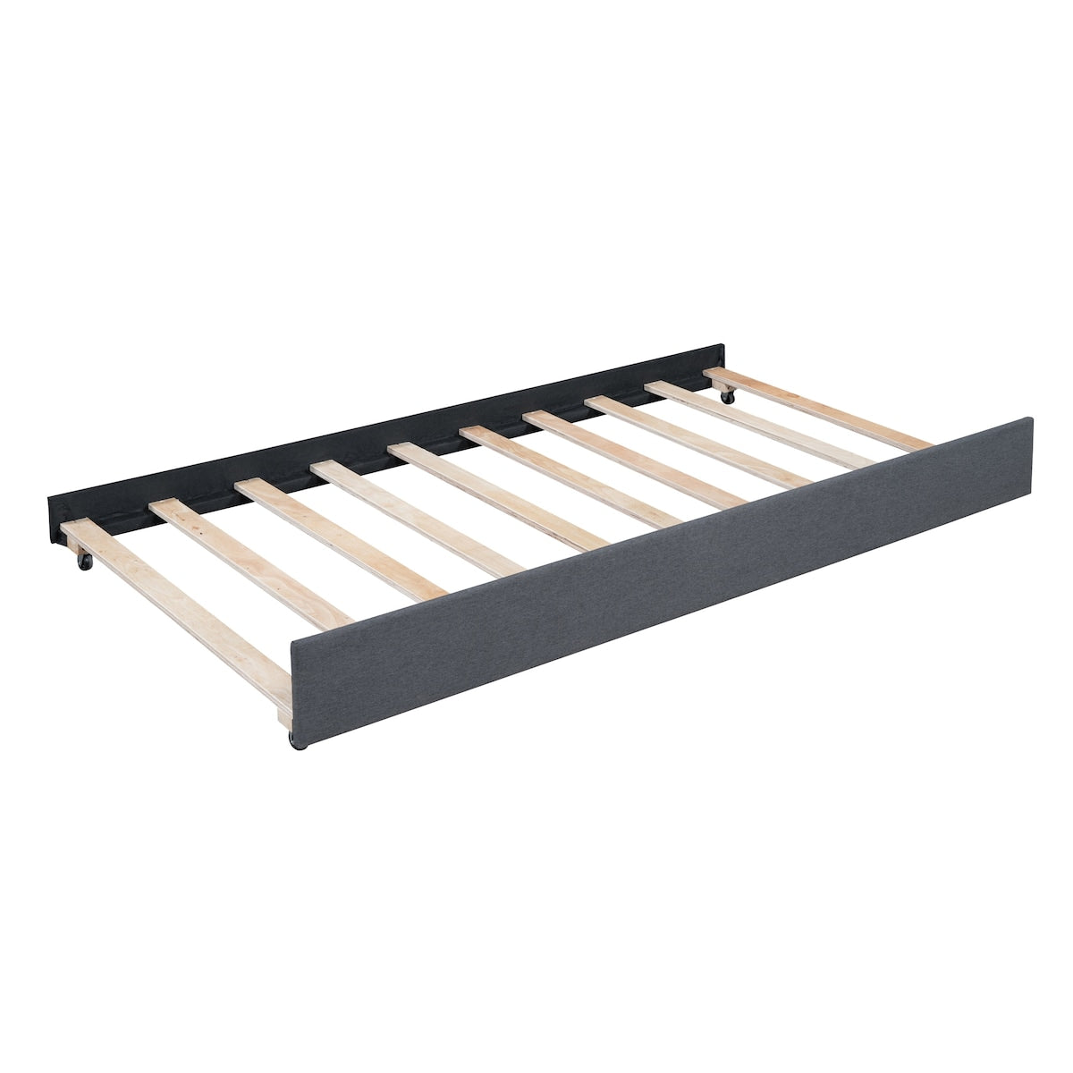 Upholstered Daybed with Trundle Twin Size Sofa Bed Frame