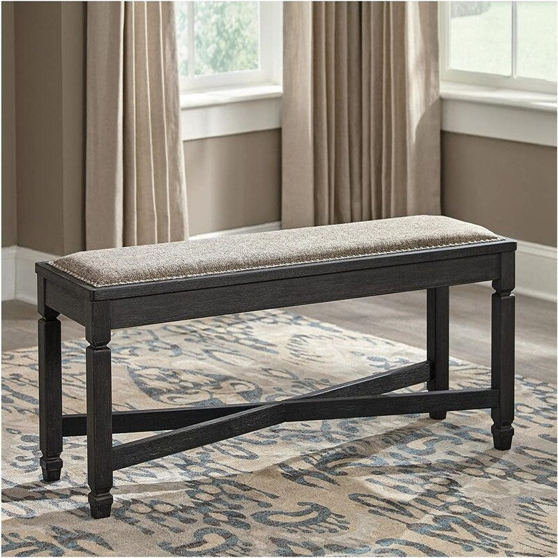 Upholstered Dining Room Bench - 15.25"D x 50.25"W x 19.5"H