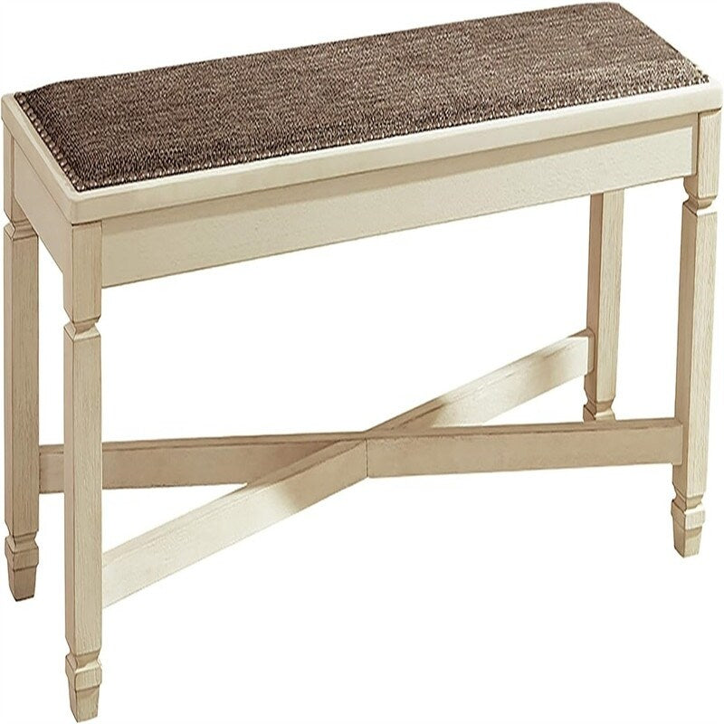Upholstered Dining Room Bench - 15.25"D x 50.25"W x 19.5"H