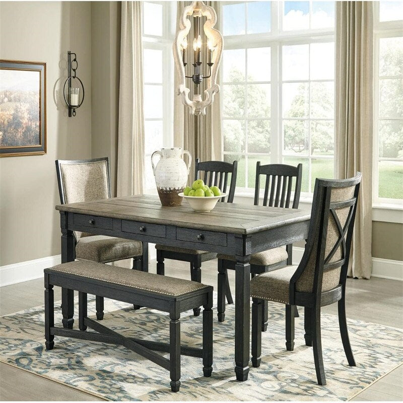 Upholstered Dining Room Bench - 15.25"D x 50.25"W x 19.5"H