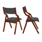 Upholstered Folding Dining Chair, Space Saving, Easy to Carry