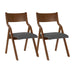 Upholstered Folding Dining Chair, Space Saving, Easy to Carry