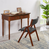 Upholstered Folding Dining Chair, Space Saving, Easy to Carry