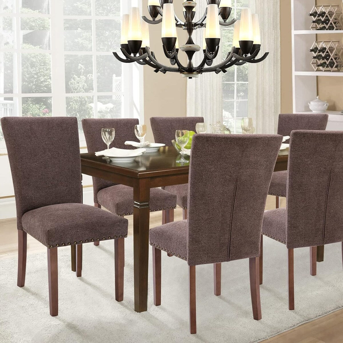 Overstock parsons chairs discount