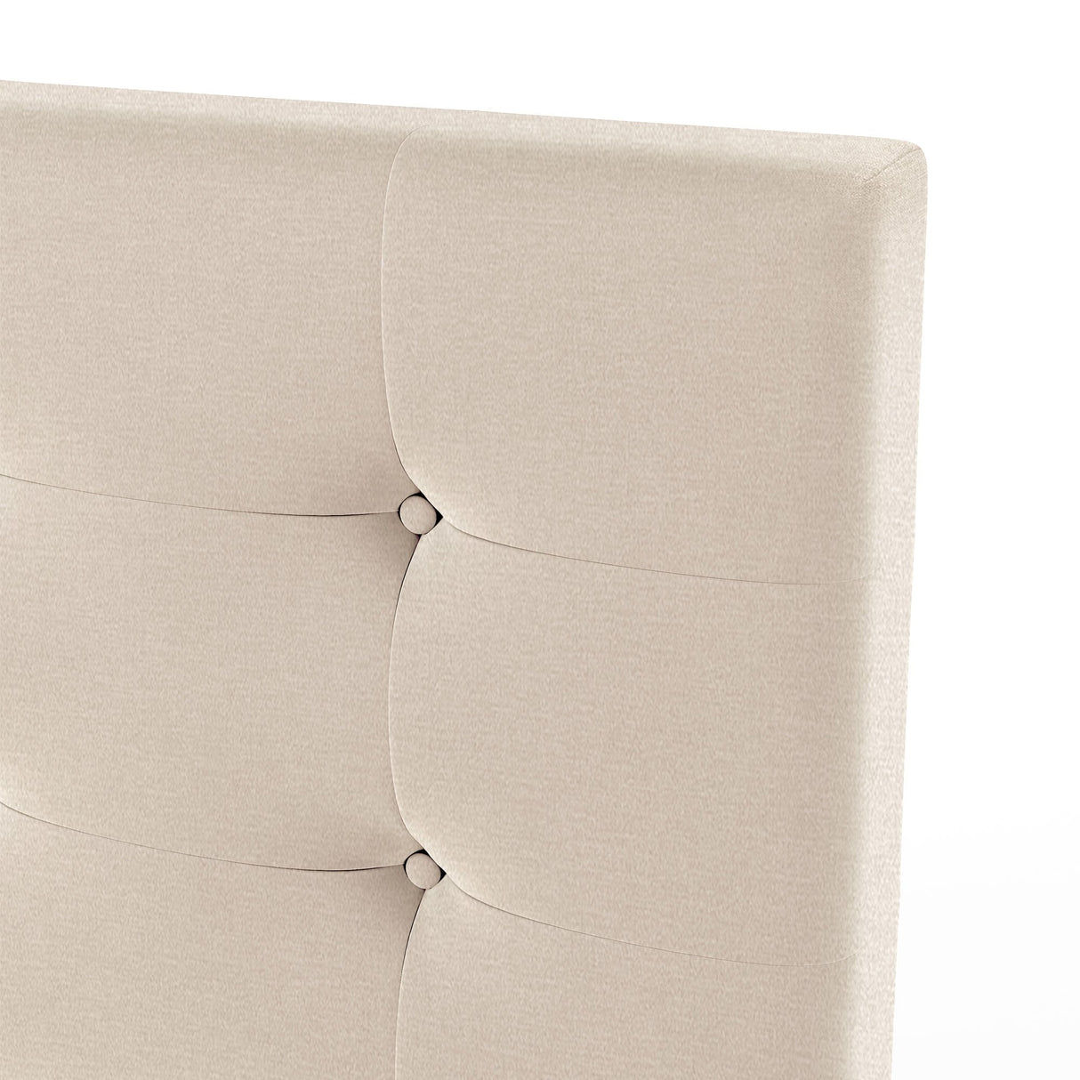 Upholstered Platform Bed with Classic Headboard and 4 Drawers, No Box Spring Needed, Linen Fabric, Queen Size