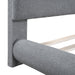 Upholstered Platform Bed with Thick Fabric