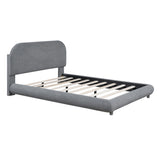Upholstered Platform Bed with Thick Fabric