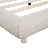 Upholstered Platform Bed with Thick Fabric