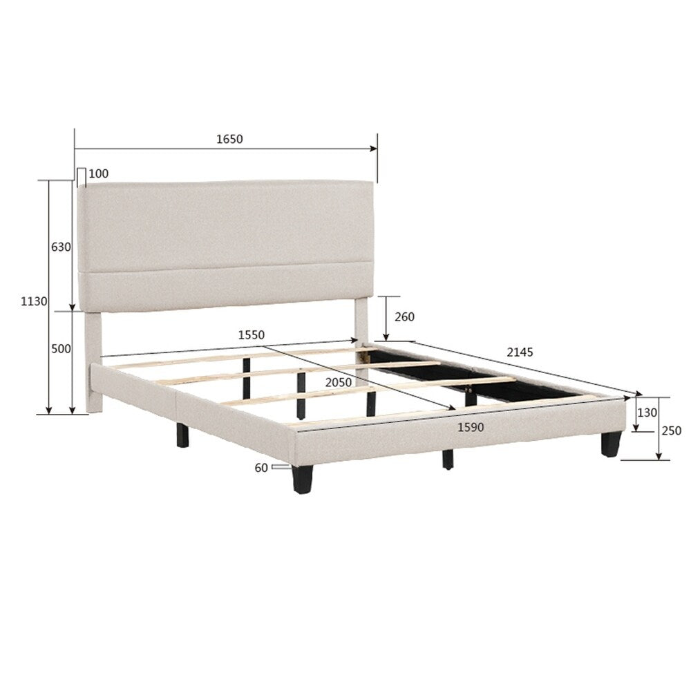 Upholstered Platform Bed