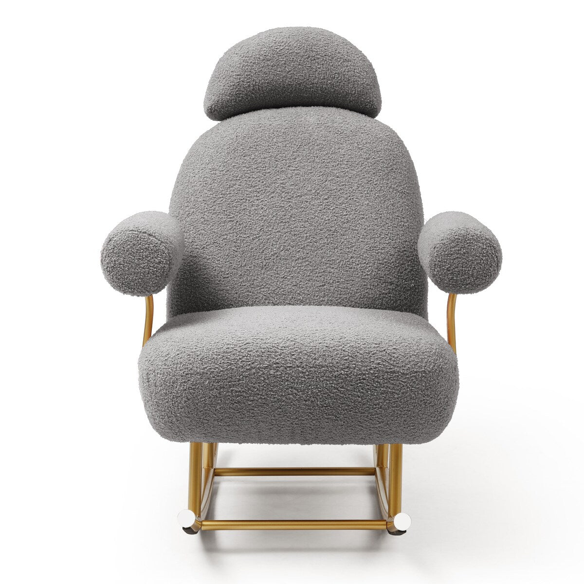 Upholstered Rocker Glider Chair for Baby and Kids