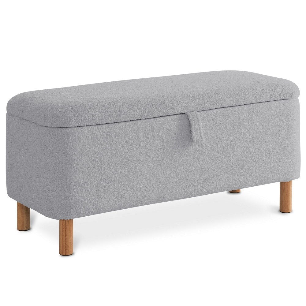 Upholstered Storage Entryway Bench
