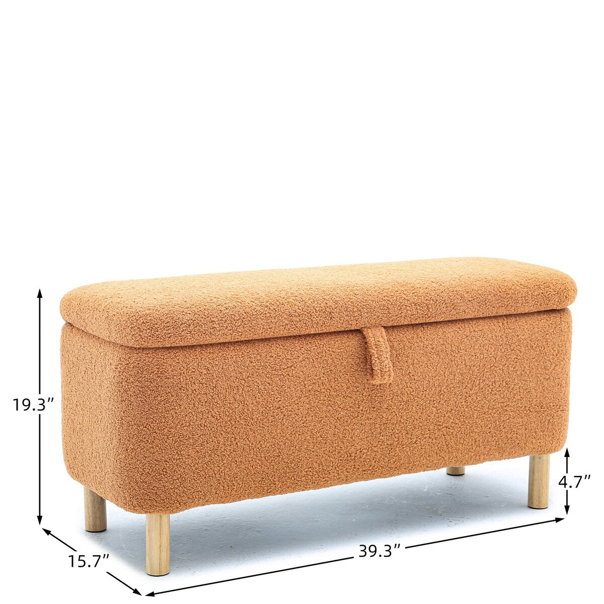 Upholstered Storage Entryway Bench