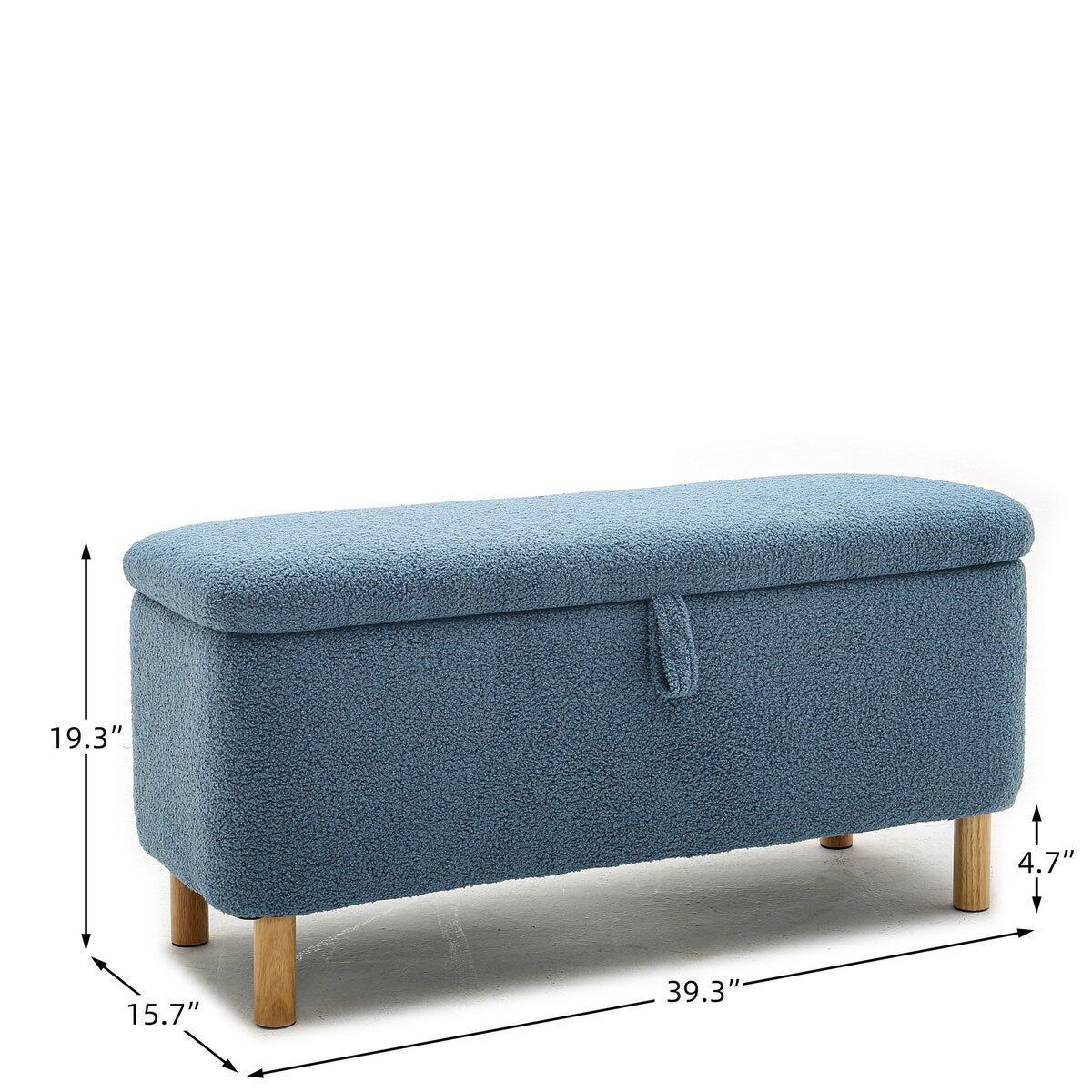 Upholstered Storage Entryway Bench