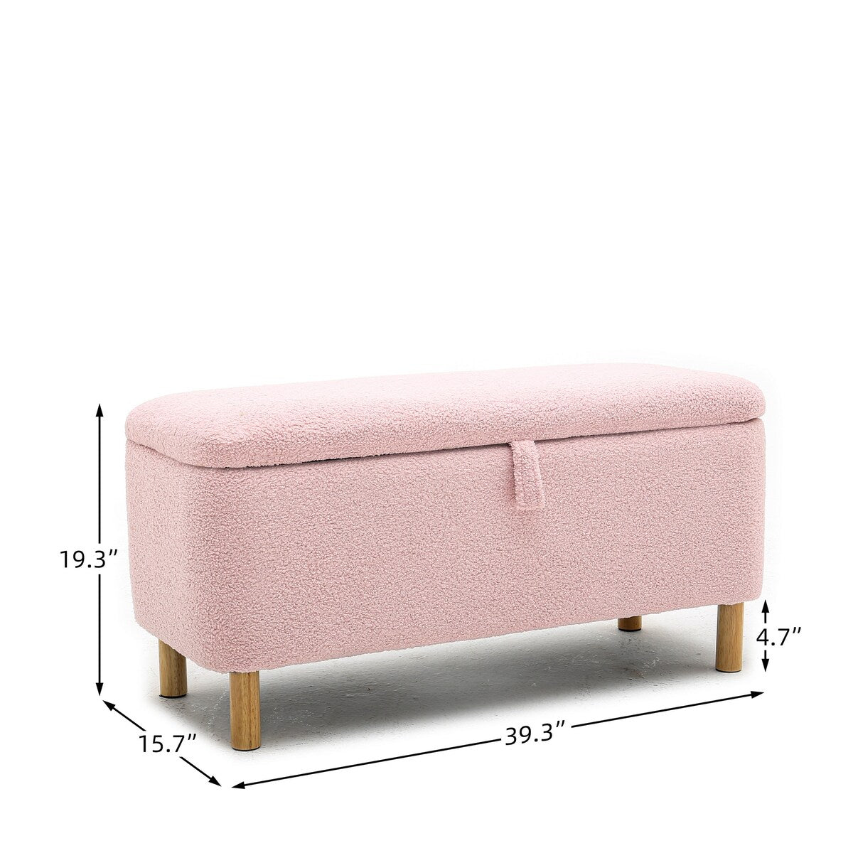 Upholstered Storage Entryway Bench