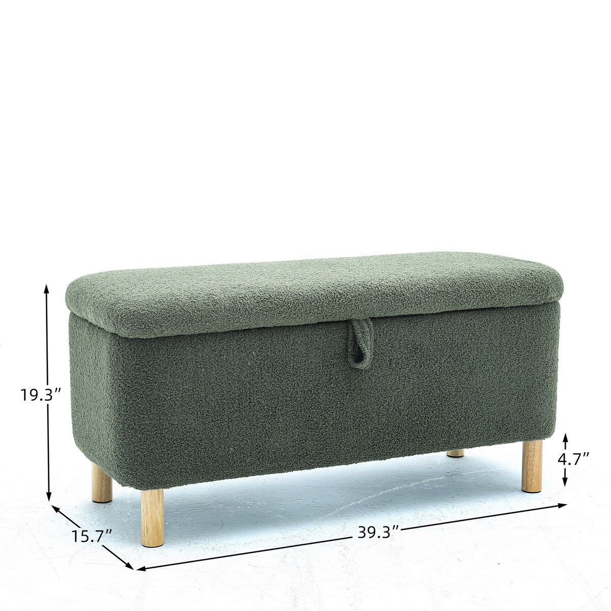 Upholstered Storage Entryway Bench