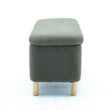 Upholstered Storage Entryway Bench