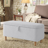 Upholstered Storage Entryway Bench