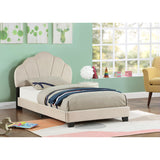 Upholstered Twin Size Platform Bed for Kids
