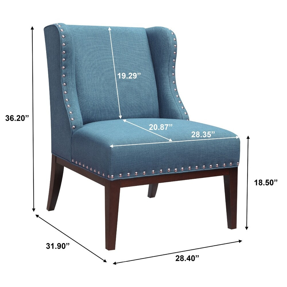 Upholstered Wingback Accent Chair