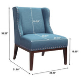 Upholstered Wingback Accent Chair