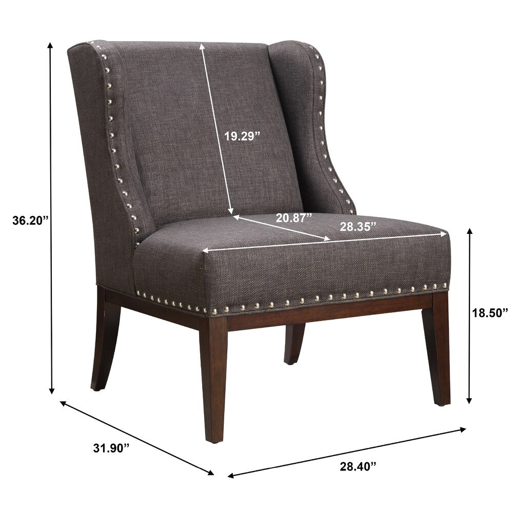 Upholstered Wingback Accent Chair
