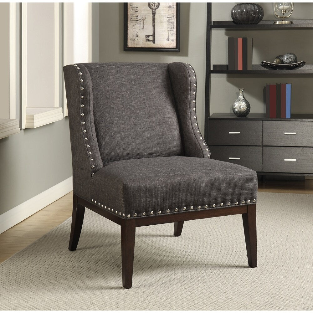 Upholstered Wingback Accent Chair