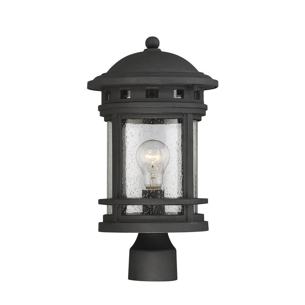 Upton 9" Post Lantern Black