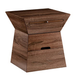 SEI Furniture Diana Geometric Storage Accent Table