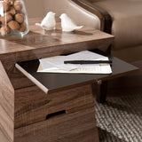 SEI Furniture Diana Geometric Storage Accent Table