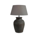 Urban Designs 22-Inch Rusted Gray Ceramic Table Lamp
