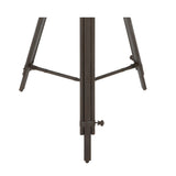 Industrial Metal Round Clock Coffee Table