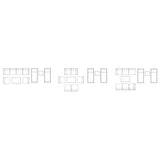 Urban Furnishing Black Series Wicker/Rattan Outdoor Patio Furniture Set