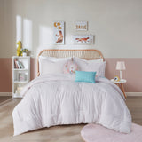 Intelligent Design Kids Kinsley Blush Woodland Animals Cotton Reversible Comforter Set