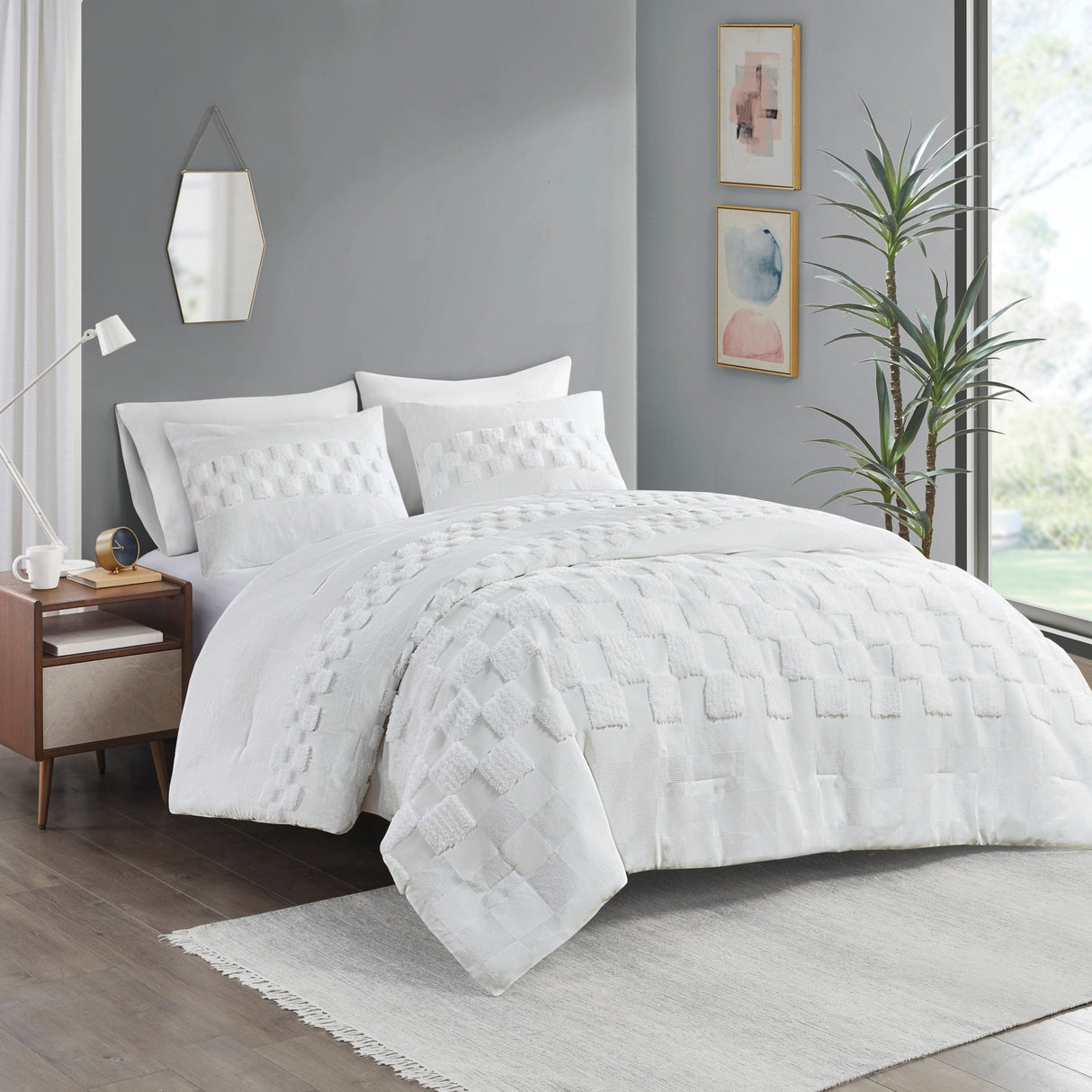 Urban Habitat Silas 3 Piece Chenille Comforter Set