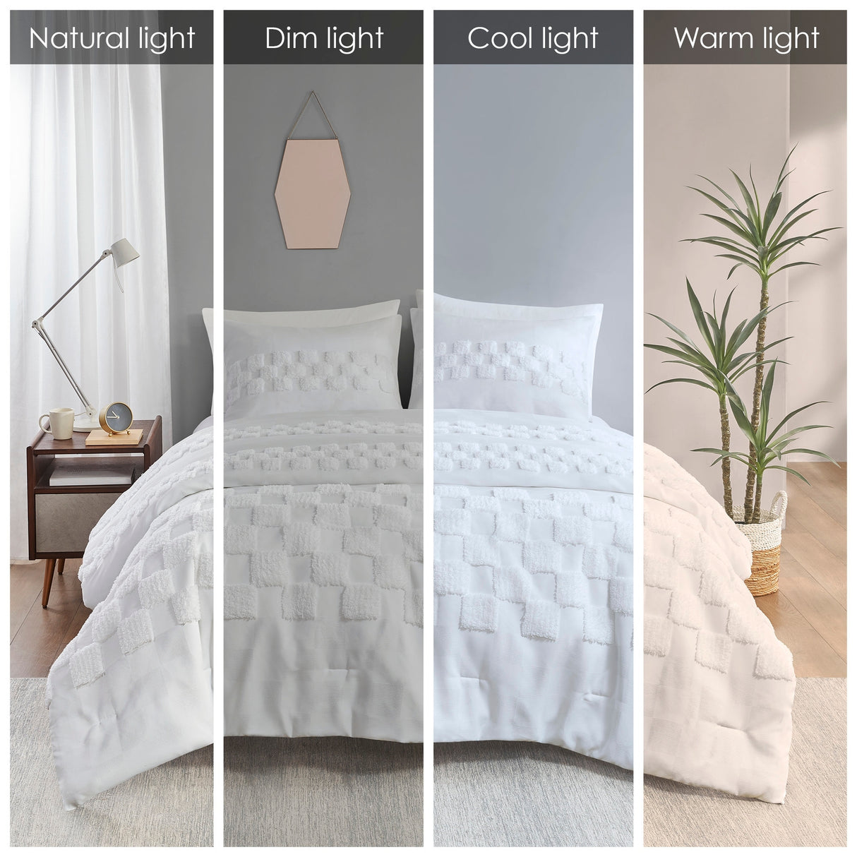 Urban Habitat Silas 3 Piece Chenille Comforter Set