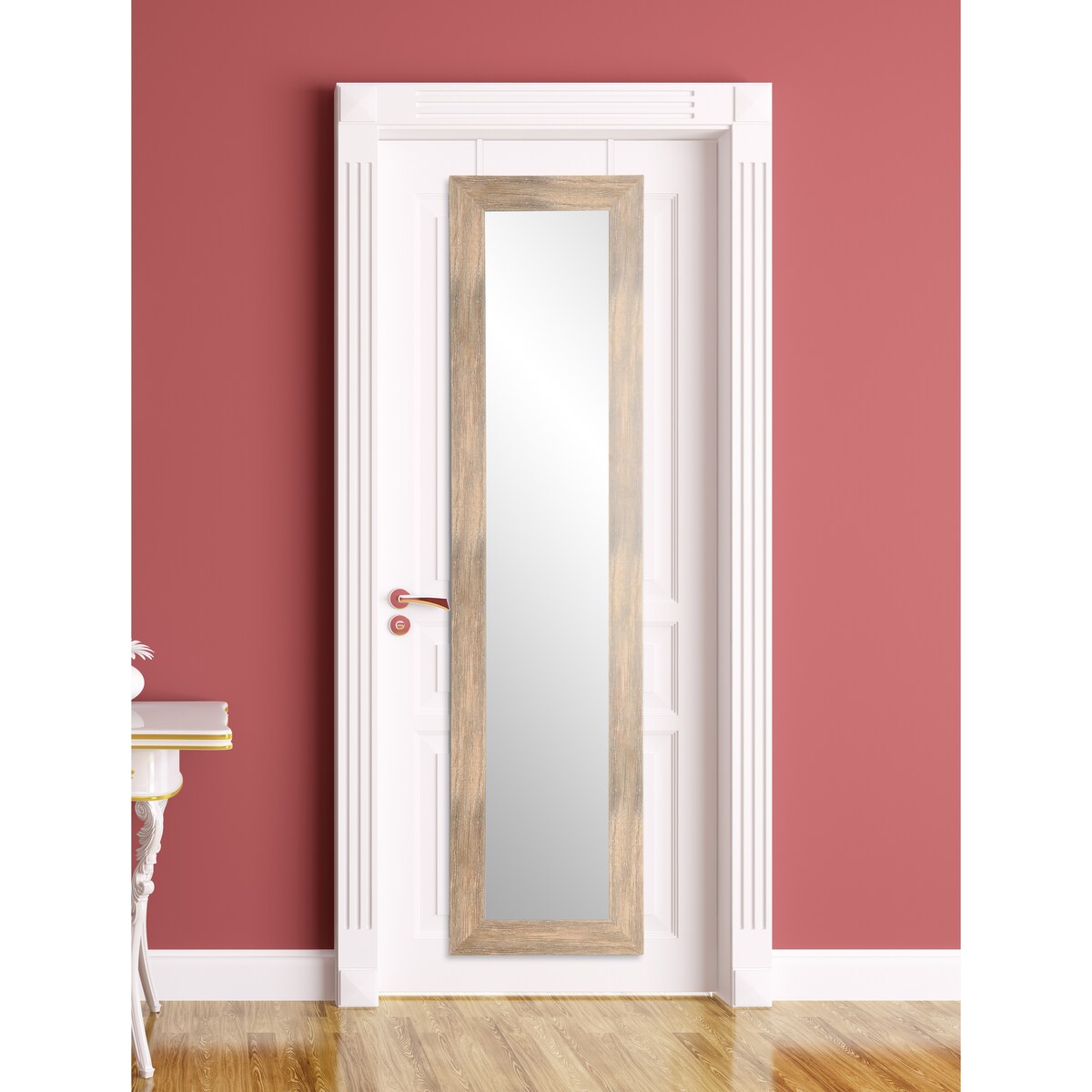 Urban Rustic Farmhouse Over the Door Mirror - 21.5 x 71