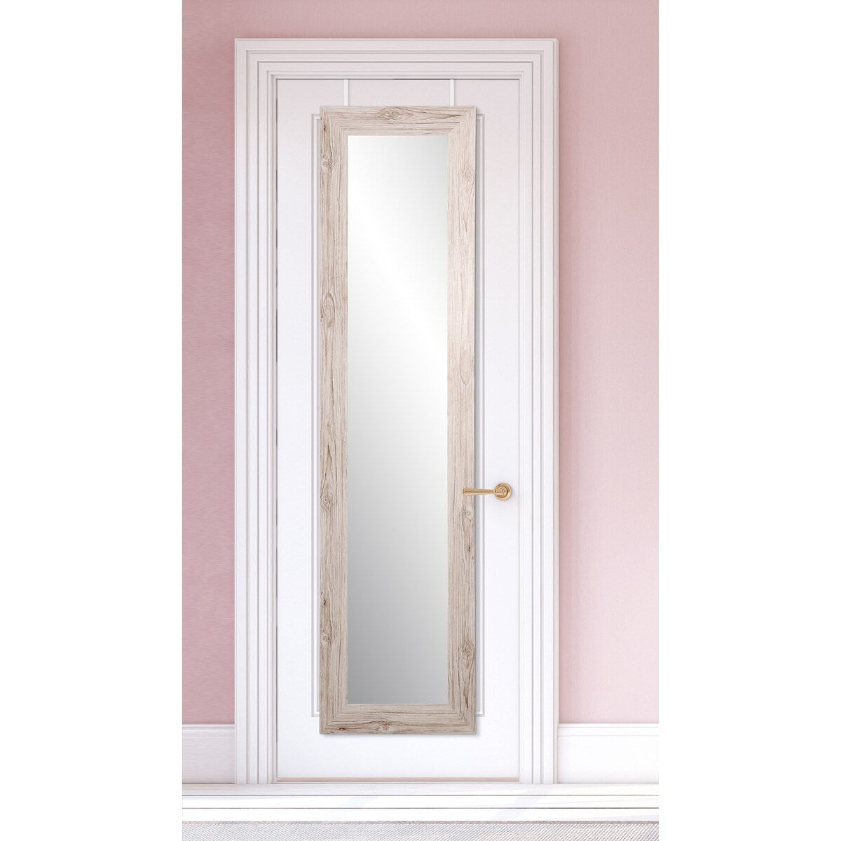 Urban Rustic Farmhouse Over the Door Mirror - 21.5 x 71