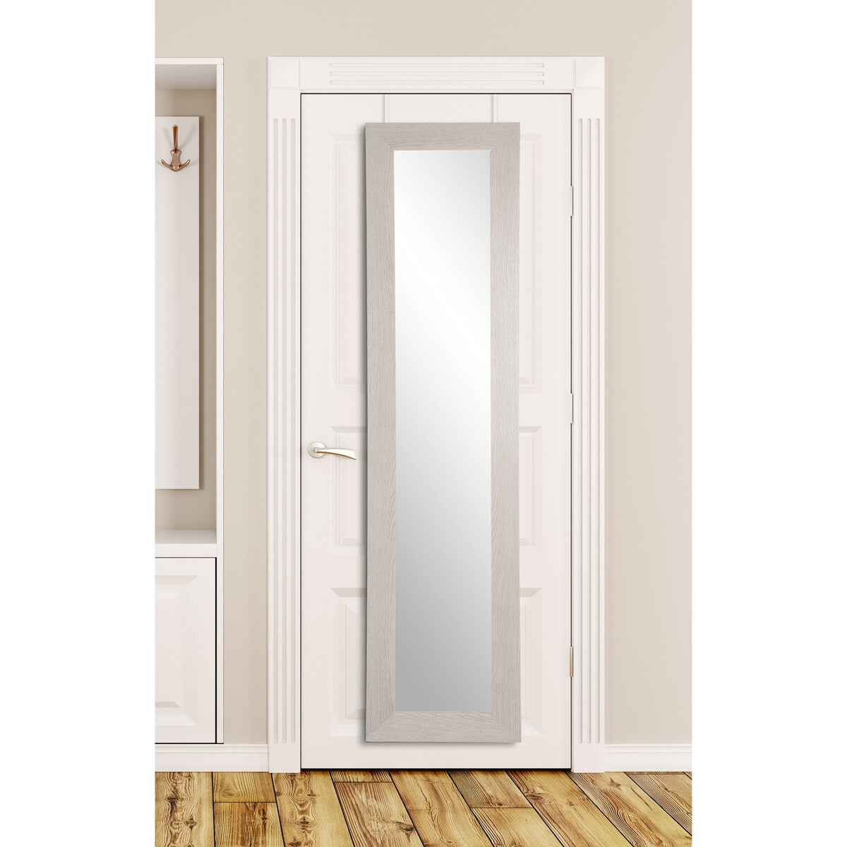 Urban Rustic Farmhouse Over the Door Mirror - 21.5 x 71