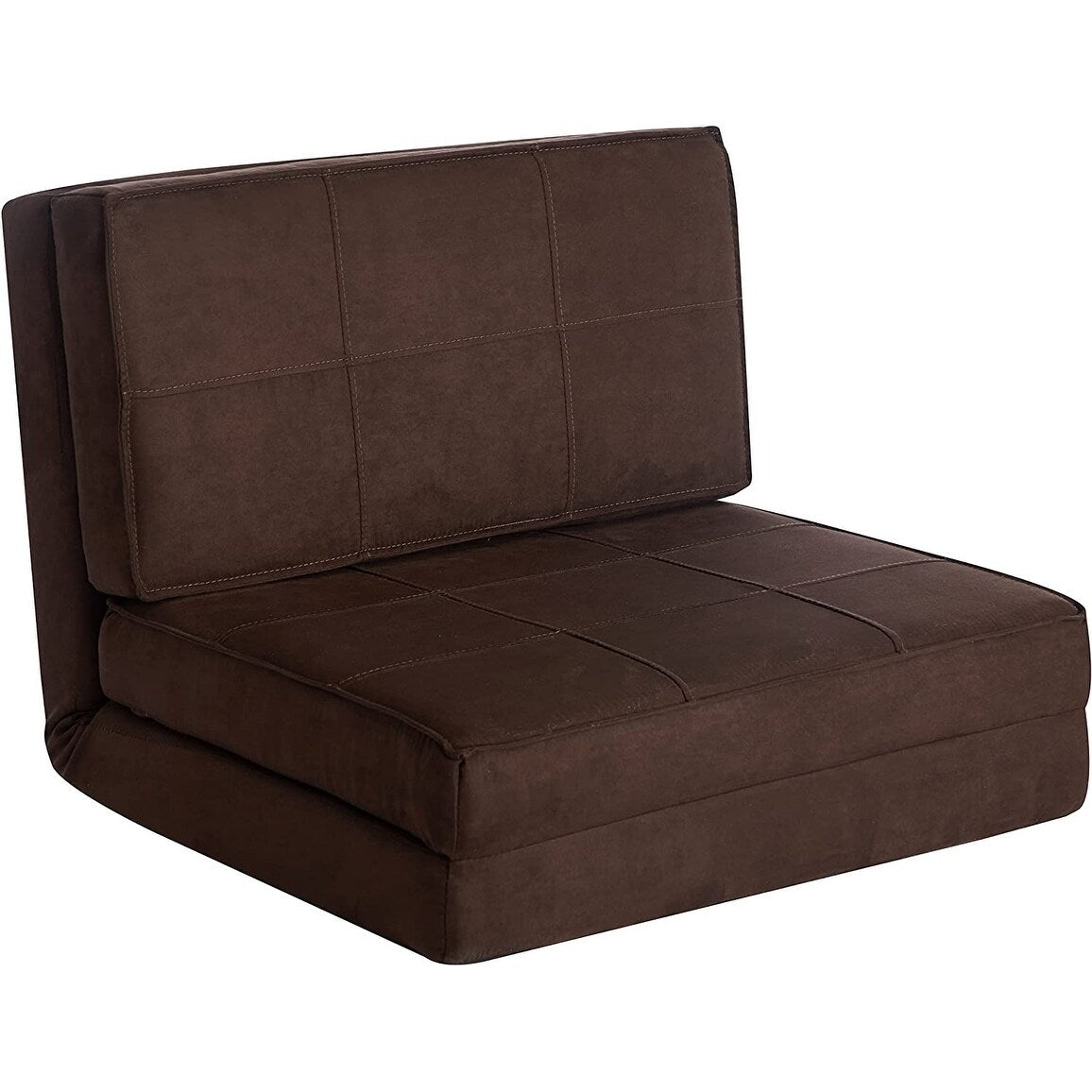 Urban Shop Ultra Suede Convertible Flip Chair
