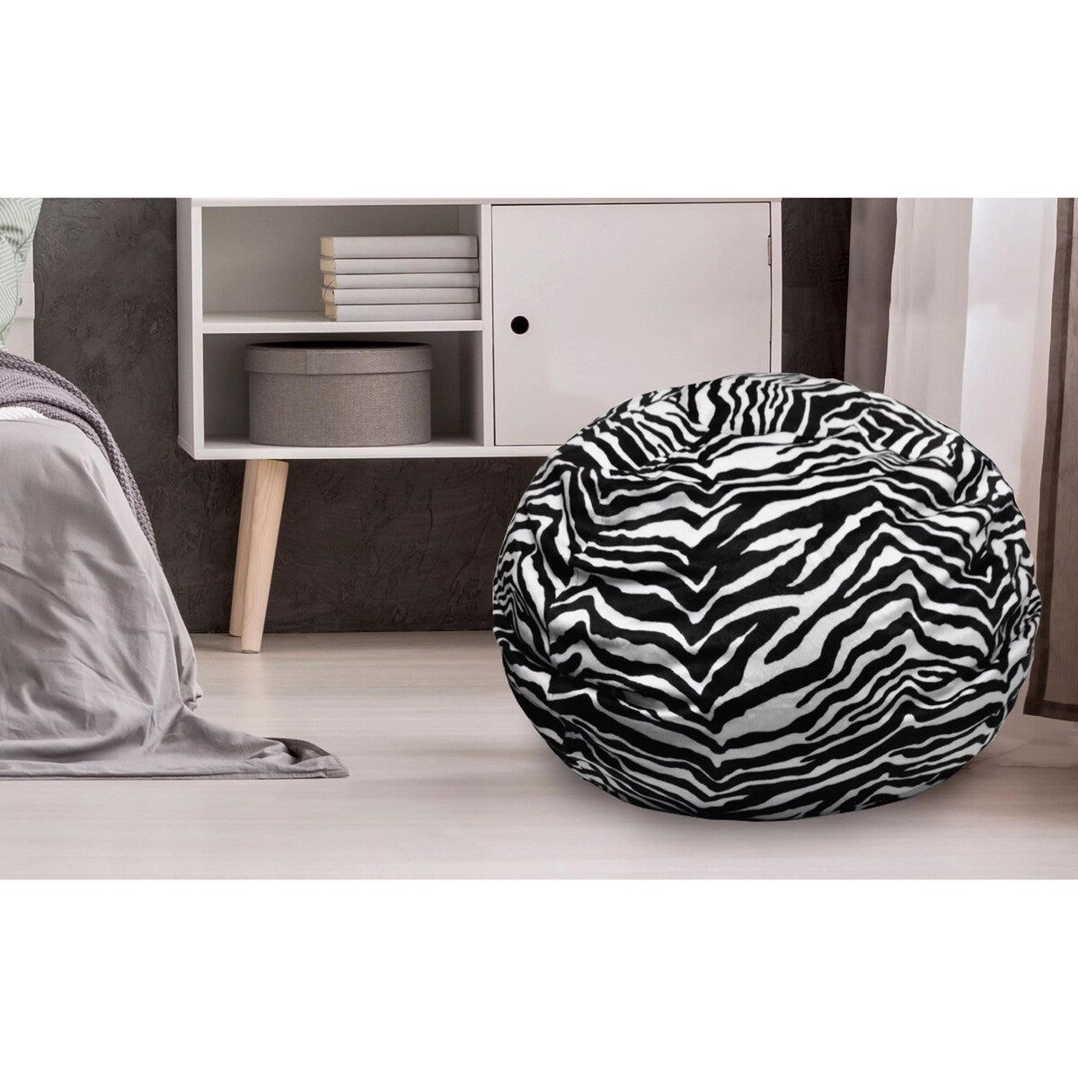 Urban Shop Zebra Bean Bag Chair